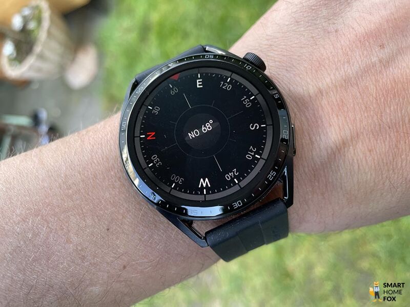 Вы можете увидеть компас на часах Huawei Watch GT 3.